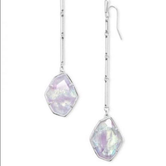 Kendra Scott Charmian Silver Drop Earrings